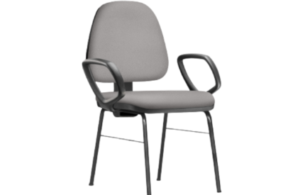 Cadeira Land Fixa 4 Pés Baixa